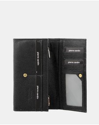 Pierre Cardin - Pierre Cardin Rustic Leather Ladies Wallet