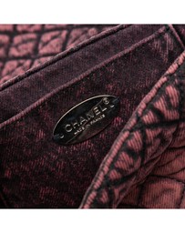 Pre-Loved by Azura Reborn - Pre-Loved Small Square CC Quilted Denimpression Single Flap