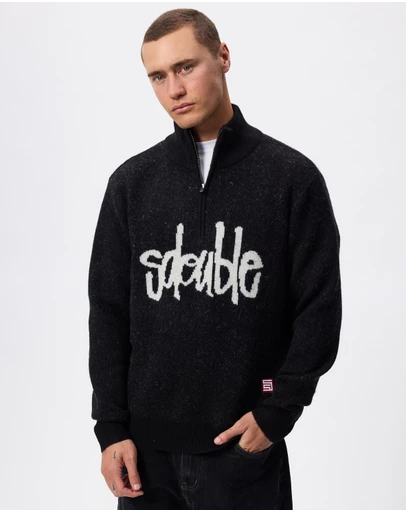 S Double - Quarter Zip Jumper