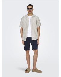 Only & Sons - Linus Linen Blend Shorts