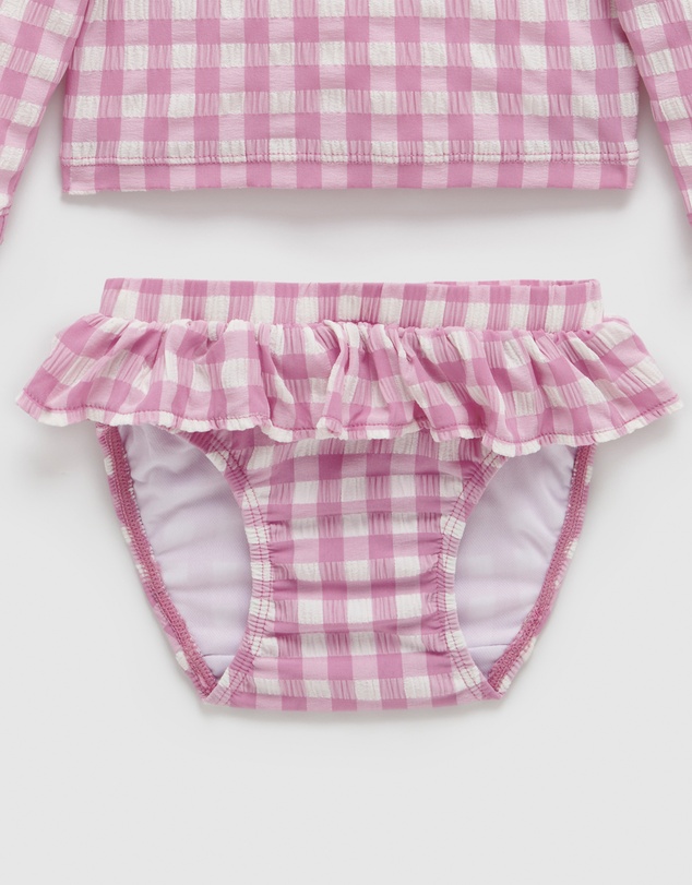 Purebaby - Printed Long Sleeve Rashie Set Swim -Kids-Babies