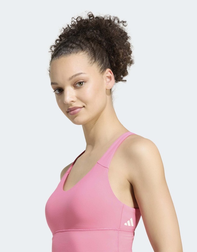 adidas Performance - 3 Stripes Studio All Me Light Support Bra Womens