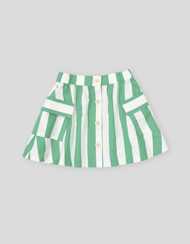 Goldie + Ace - Happy Stripe Pocket Skirt - Babies-Kids