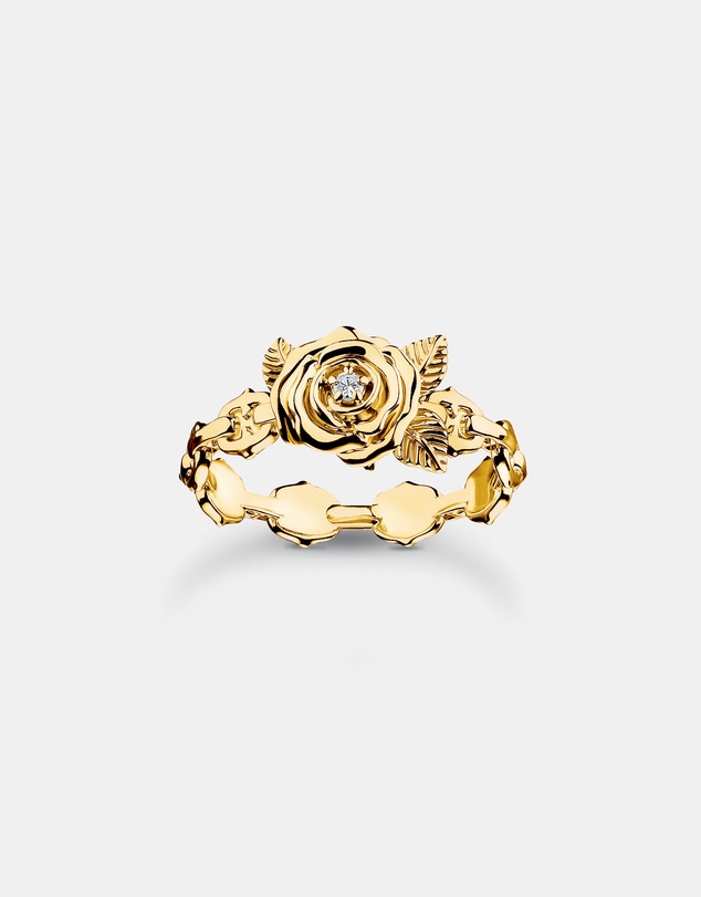 THOMAS SABO - Romance Ring Gold Rose