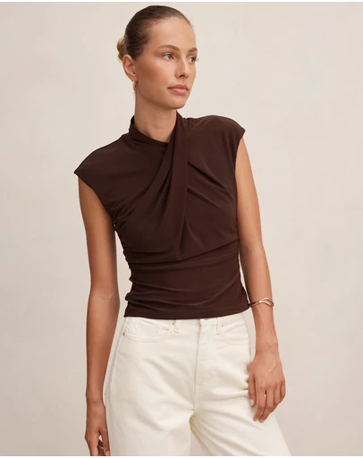 Forever New - Trinity Twist High Neck Top