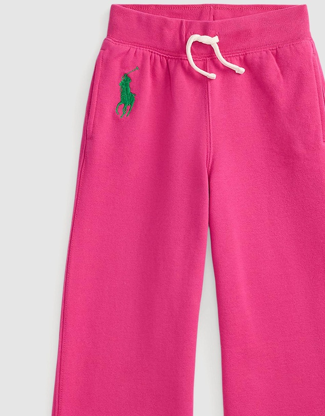 Polo Ralph Lauren - Big Pony Fleece Wide-Leg Sweatpants - Kids