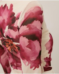 Tussah - Eloise Printed Mesh Top