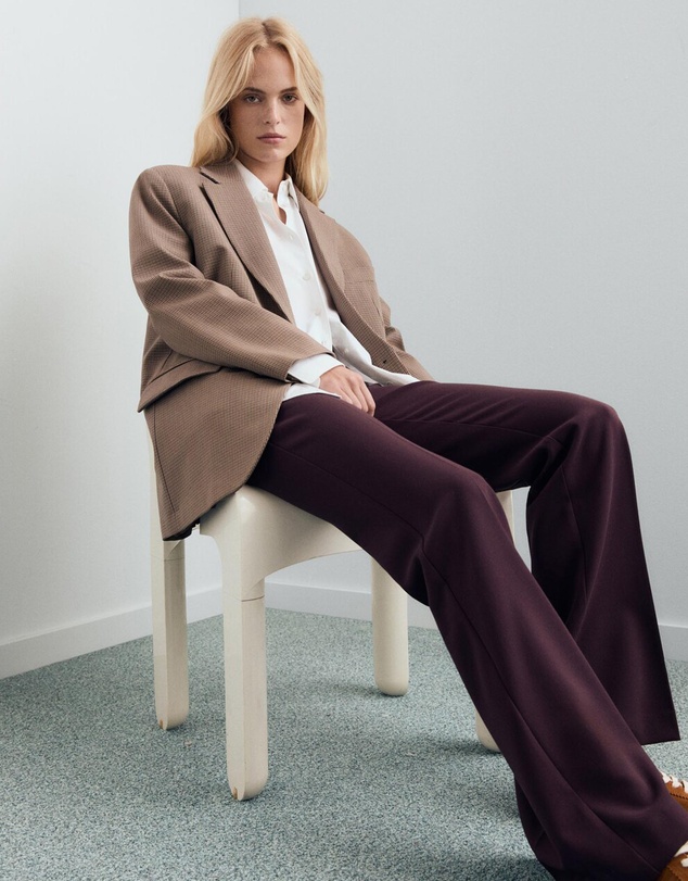 M.N.G - Mid-Rise Flare Trousers