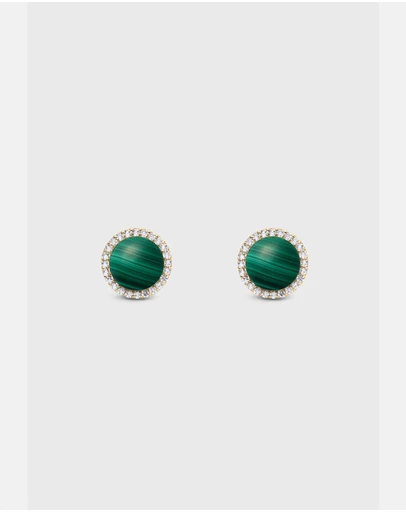 Daniel Wellington - Audrey Earrings Malachite