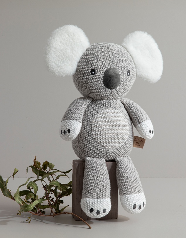 Living Textiles - Knitted Toy - Keith the Koala