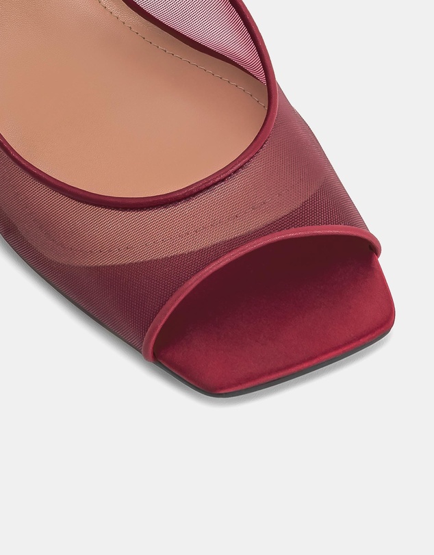 JW PEI - Serenity Open Toe Mesh Slingback Sandals
