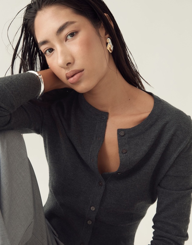 Forcast - Cassie Crew Neck Cardigan