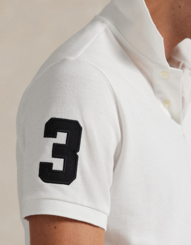 Polo Ralph Lauren - Custom Slim Fit Big Pony Mesh Polo Shirt
