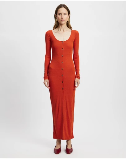 Nanushka - Nareh Open Neck Full Length Cardigan