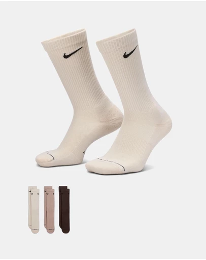 Nike - 3-Pack Everyday Elevated Crew Socks
