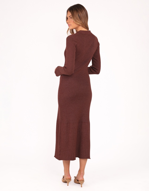 Petal & Pup - Makenna Knit Dress - Brown