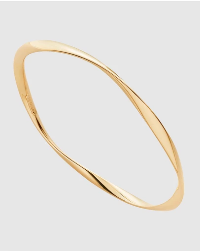 Najo - Garden of Eden Yellow Gold Bangle (65mm)