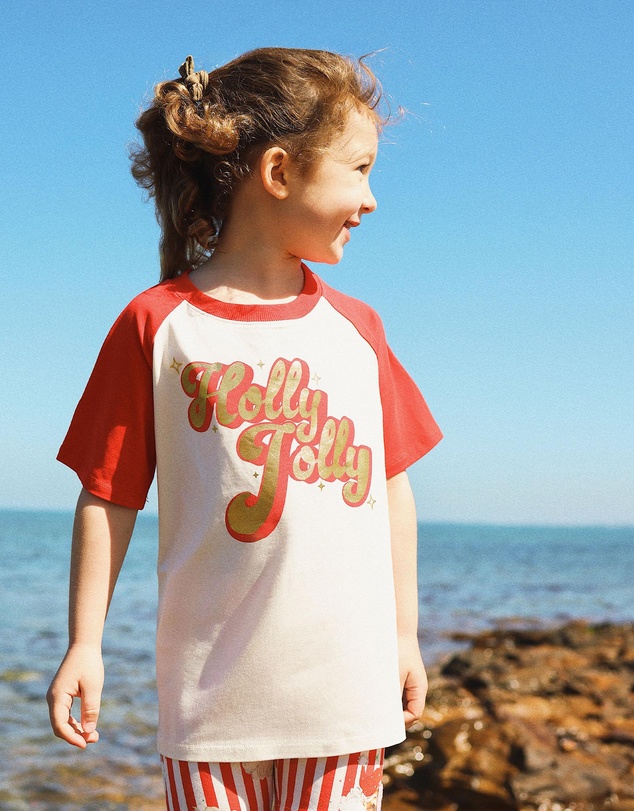 Rock Your Kid - Christmas Kylie Raglan Tee - Kids