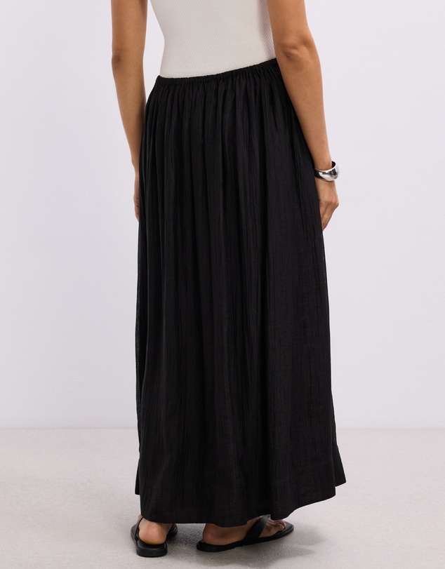 The Fated - Lila Drawstring Midi Skirt