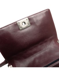 Pre-Loved by Azura Reborn - Pre-Loved chanel Chanel 19 Burgundy Tweed Velvet Shoulder Bag