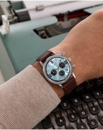 TIMEX - Marlin® Chronograph Tachymeter 40mm Leather Strap Watch
