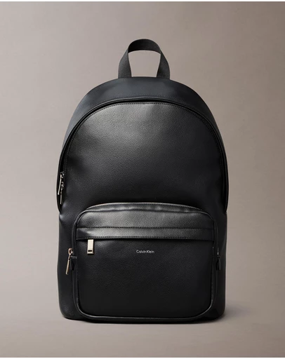 Calvin Klein - Logo Micro Pebble Round Backpack