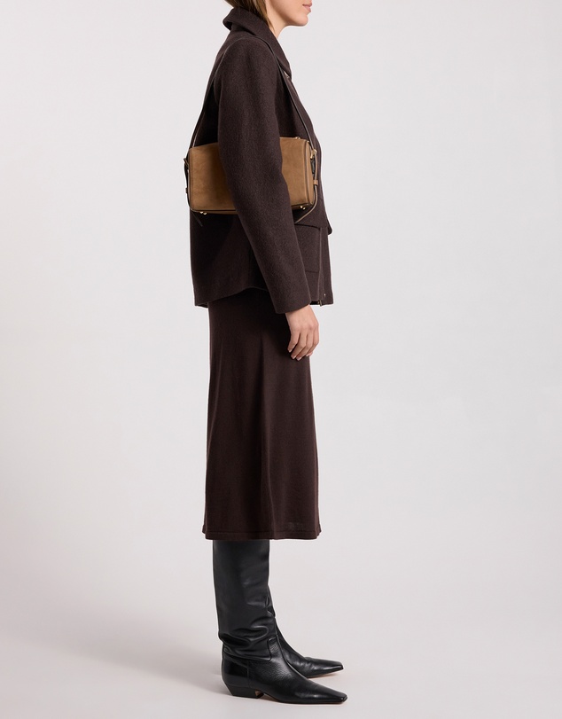 David Lawrence - Harriet Suede Leather Bag