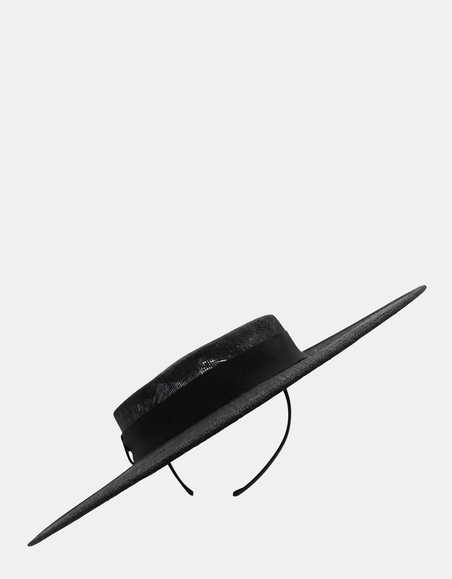 Morgan & Taylor - Alissa Racewear Boater in Black