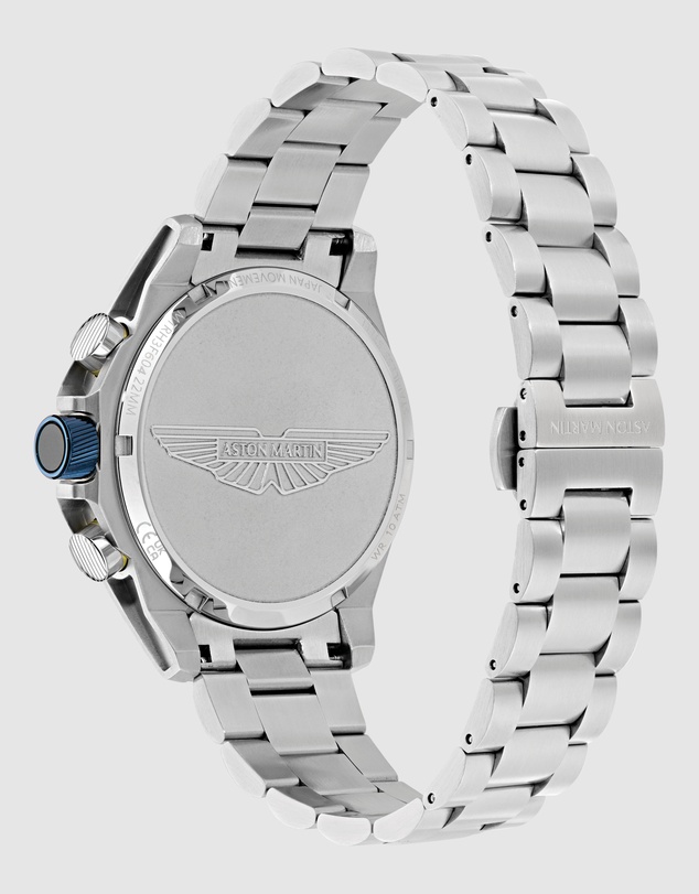 Aston Martin - HLC 44mm Navy Blue Stainless Steel Bracelet Watch