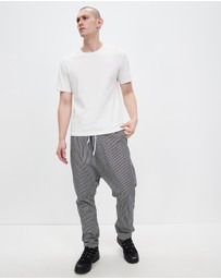 Surrounded By Ghosts - The Gismondine Denim Drawstring Casual Pants