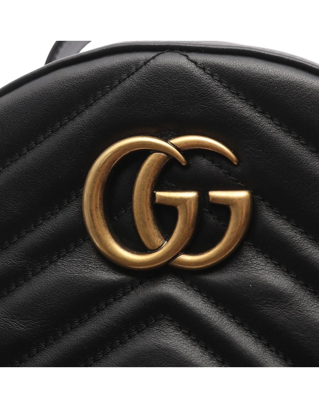 Pre-Loved by Azura Reborn - Pre-Loved Small GG Marmont Matelasse Leather Backpack