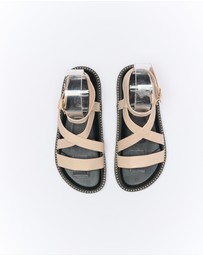 Walnut Melbourne - Presly Leather Sandal