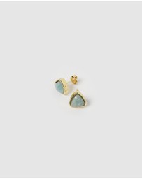 Miz Casa and Co - Salt Stud Earrings