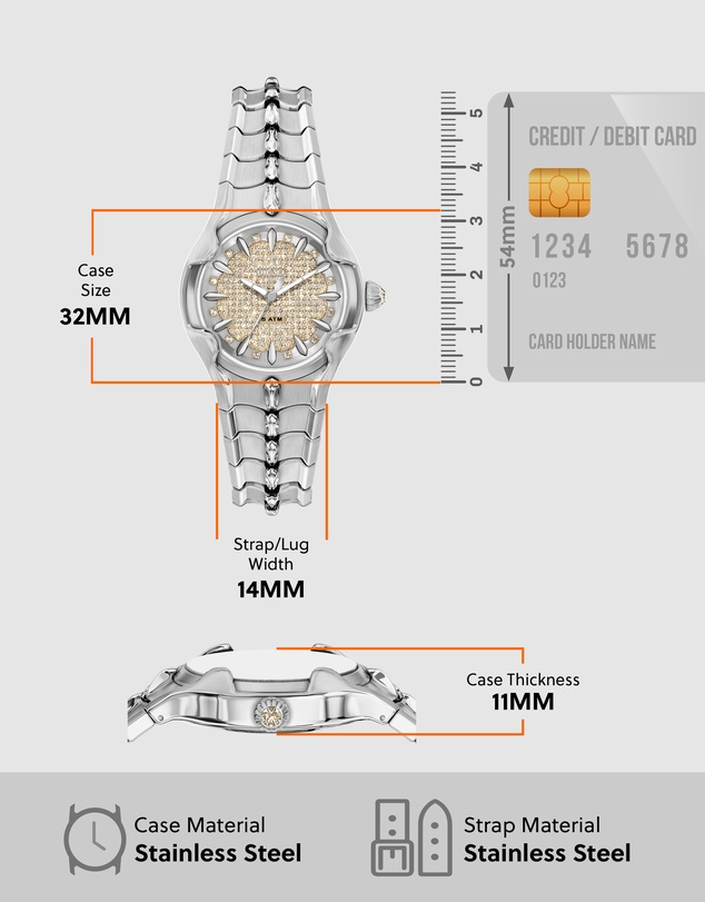 Diesel - Vert Silver Tone Analogue Watch