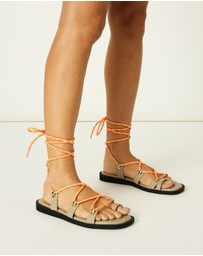 Dazie - Alexa Rope Gladiator Sandals