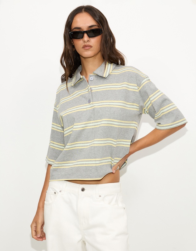 Dazie - Match Striped Rugby Shirt
