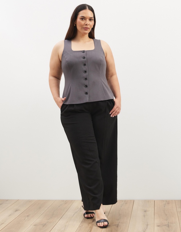 Atmos&Here Curvy - Hazel Tailored Vest