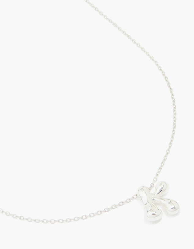 Lovisa - Waterproof Stainless Steel Large Bubble Letter K Necklace