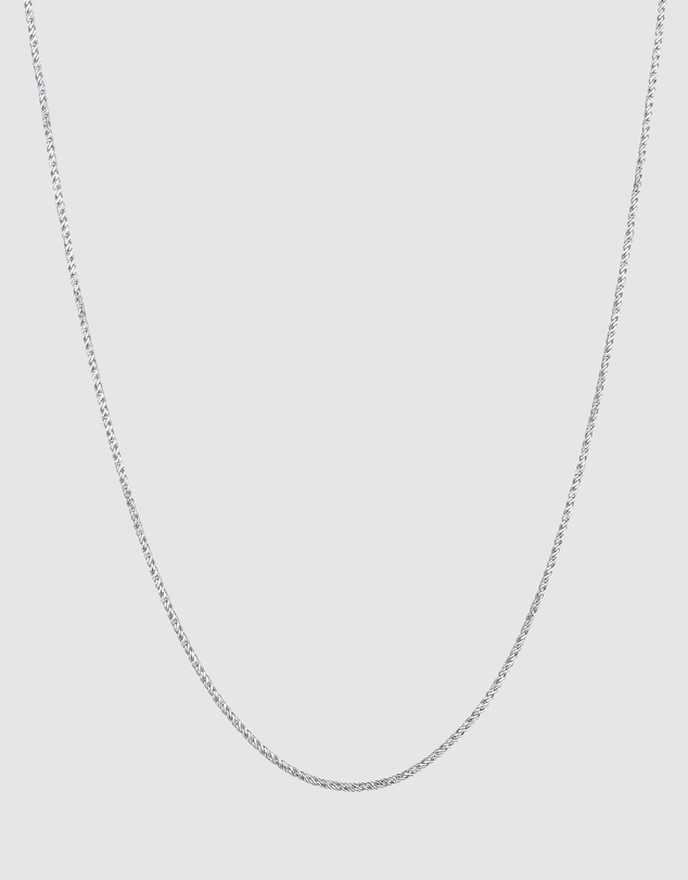 Kuzzoi - ICONIC EXCLUSIVE - Classic Rope Chain Necklace in 925 Sterling Silver