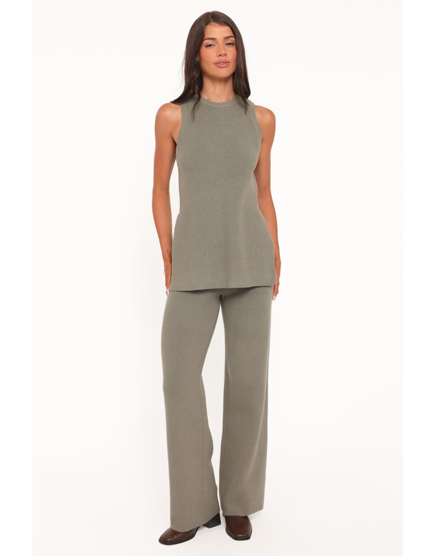 Petal & Pup - Ellory Knitted Pant Set - Olive
