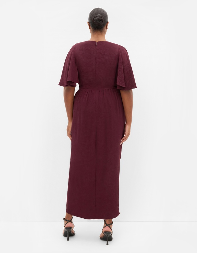 City Chic - Braelynn Drape Maxi Dress
