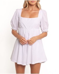 Petal & Pup - Rosalette Puff Sleeve Playsuit - White