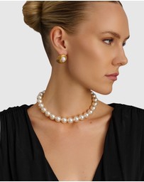 Nialaya Jewellery - Chunky Pearl Choker
