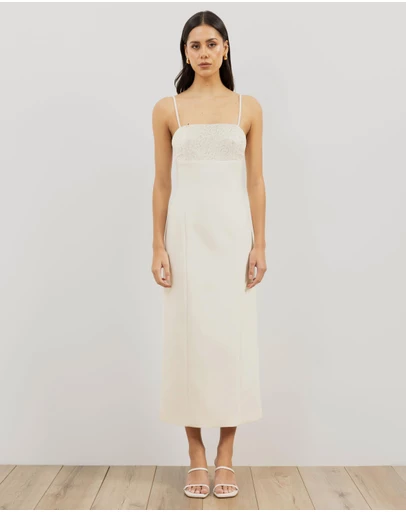 Atmos&Here - Sofia Lace Bust Midi Dress