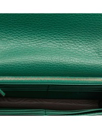 Pre-Loved by Azura Reborn - Pre-Loved Interlocking G Dollar Calfskin Wallet on Chain