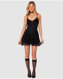 EDIKTED - Lyla Lace Corset Mini Dress