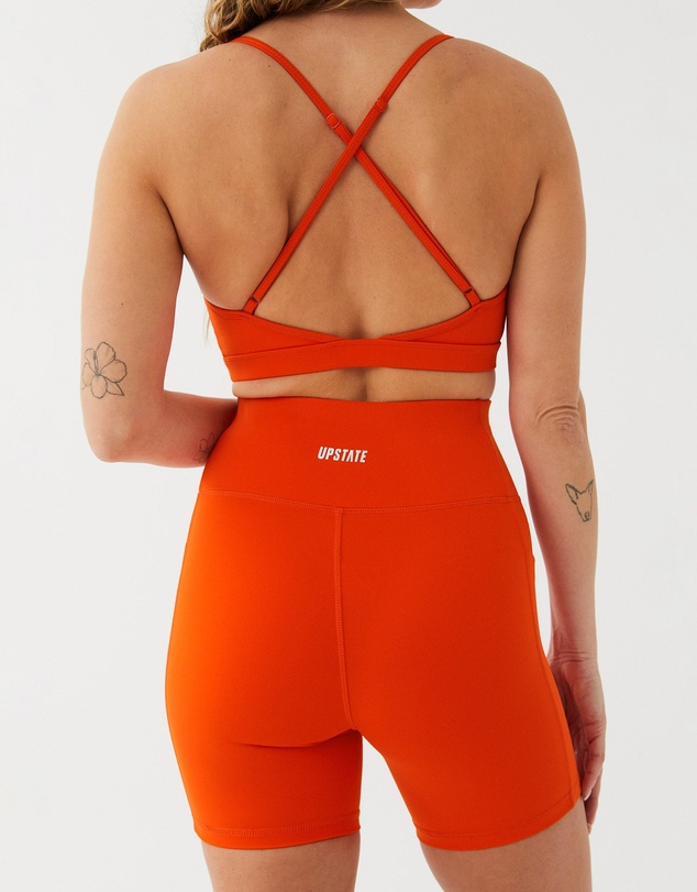 Upstate - Butter Cruze Crop - Flame Red