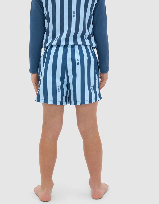 Seed Heritage - Stripe Logo Boardshort