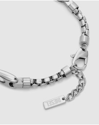 Diesel - Metamorph Silver-Tone Bracelet