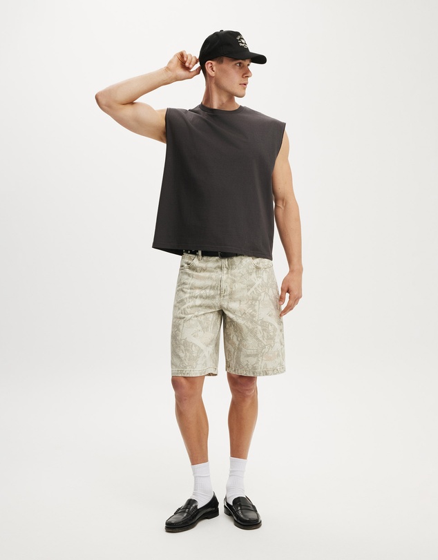 Cotton On - Baggy Denim Short